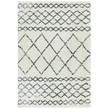 Alto AL02 Modern Moroccan Berber Soft Plush Boho Shaggy Cream/Grey Rug-Asiatic Carpets-Rug Love - The Most Loved Rug Store